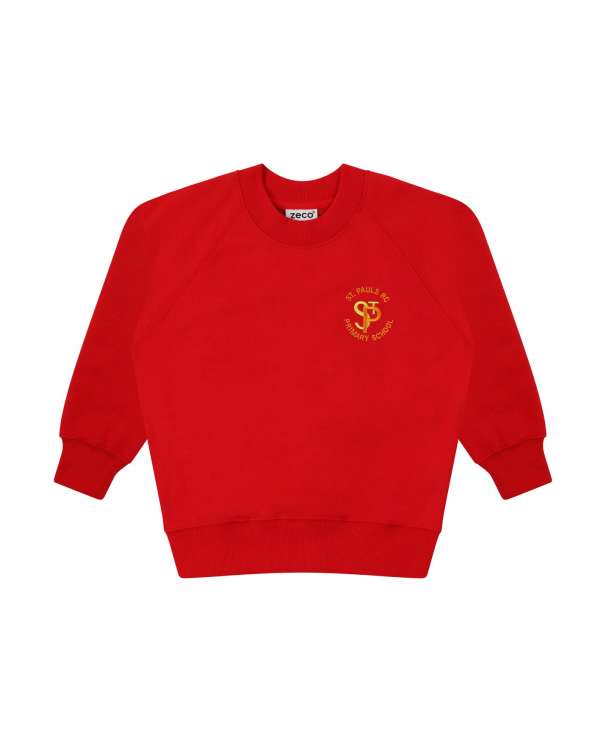 Boys Crew Neck Sweatshirt Emb Logo